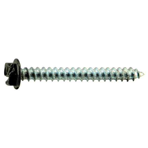 Midwest Fastener Sheet Metal Screw, #8 x 1-1/2 in, Painted Steel Hex Head Slotted Drive, 25 PK 37944 - main
